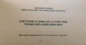 CHẾ PHẨM VI SINH XỬ LÝ PHẾ THẢI TRONG ĐIỀU KIỆN BIỂN ĐẢO